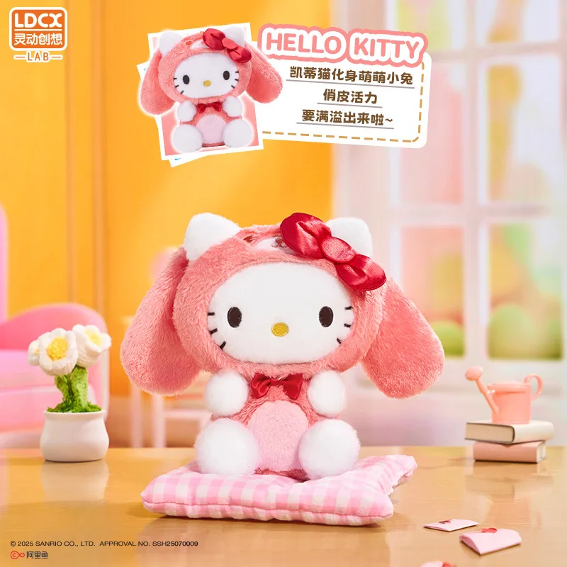 

Authentic Sanrio Plush Blind Box Collection: Kuromi, Big Ears Dog, Hello Kitty, Melody Girls' Dolls & Charms Christmas Gifts