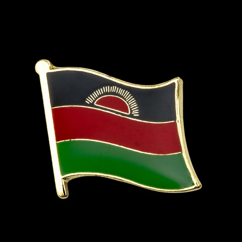 

Malawi Flag Badge Brooch Natinal Lapel Pins Flag Lapel Pins Country Flag Badge