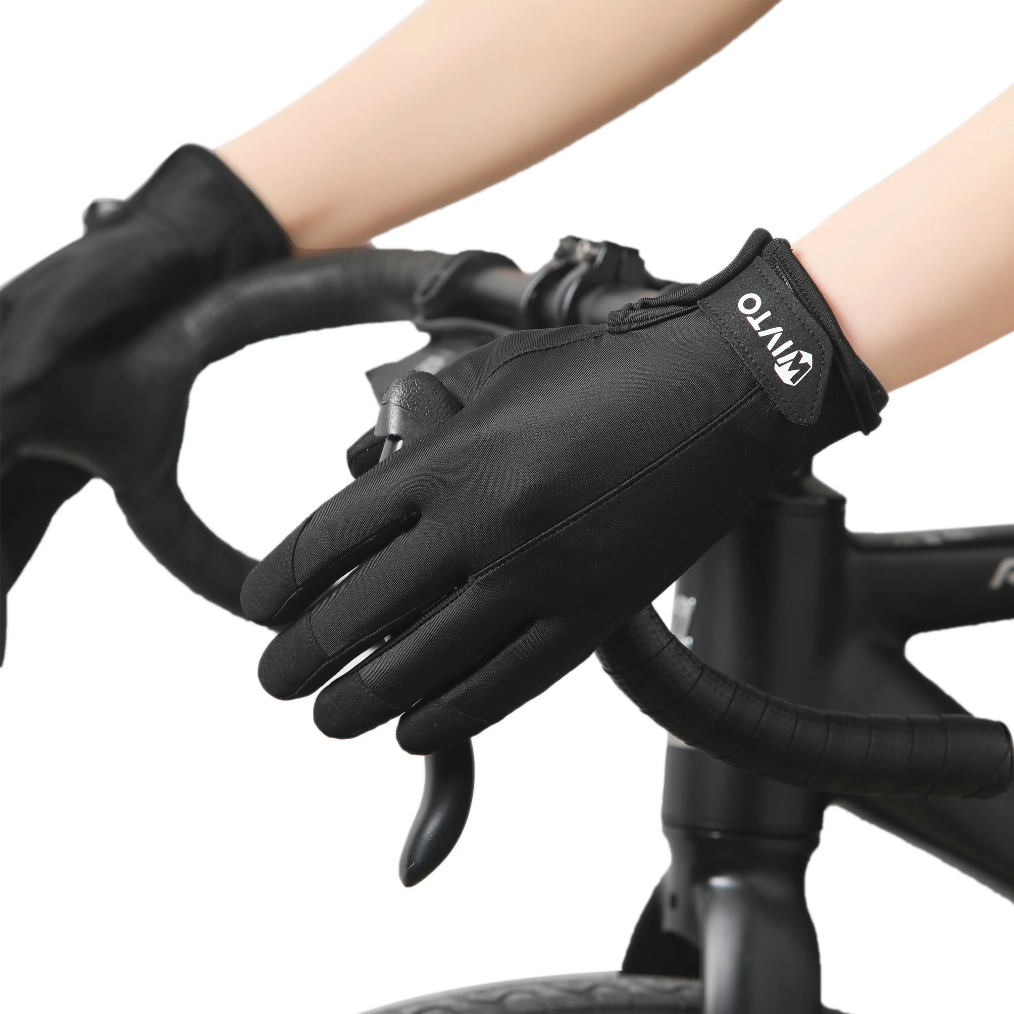 Sommer-Tauchhandschuhe für Herren und Damen, Eisseide, kühl, elastisch, atmungsaktiv, Outdoor-Vollfinger-Handschuhe zum Wandern, Angeln, Radfahren – Detail 12