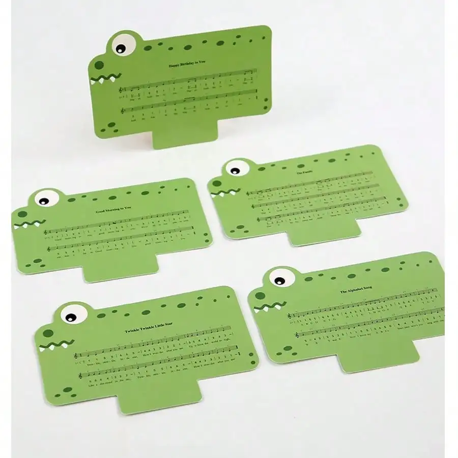 Wooden Crocodile Piano Music Sensory Enlightenment Piano Table Percussion Exercise Education Toy for Kids Christmas NewYear gif