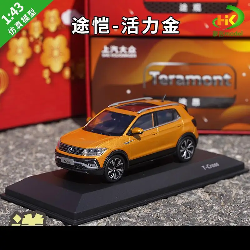 1:43 Original Factory Volkswagen T-Cross T Cross Alloy Car Model