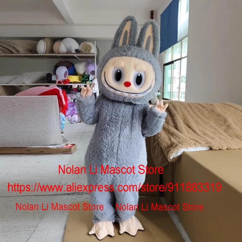 عالية الجودة لطيف أرنب الكرتون نجاح باهر نجاح باهر زي التميمة مجموعة الفيلم الدعائم لعب الأدوار الكبار حفلة الإعلان لعبة كرنفال 1361 #5