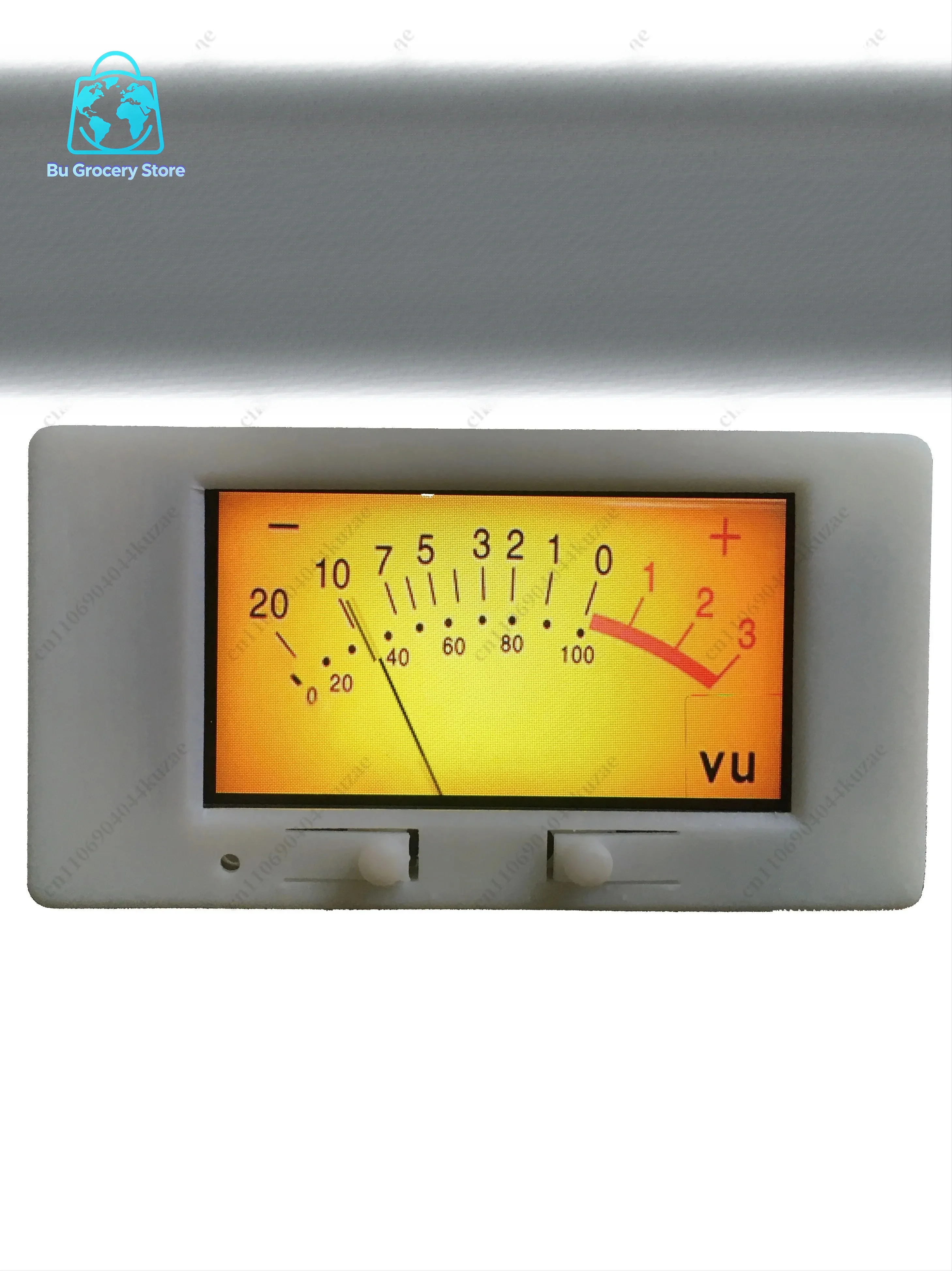 Amplifier Voice-Activated Pickup Module - Analog VU Meter & Color Audio Spectrum LCD Level Display