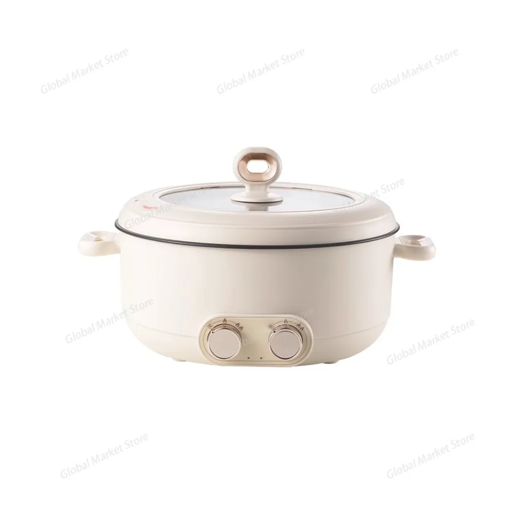 

5L 6L Home Yuanyang Electric Hot Pot Electric Boiled Pan Large Capacity Double Soup Pots Non Stick Electric Frying Pan 2000W