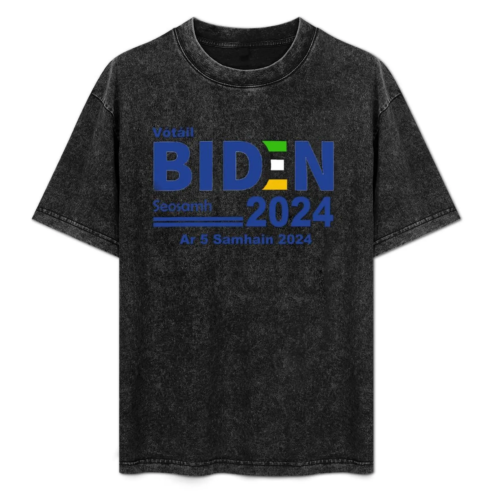 

Irish for Biden 2024 as Gaeilge T-Shirt High Elasticity Sports Tee Shirt