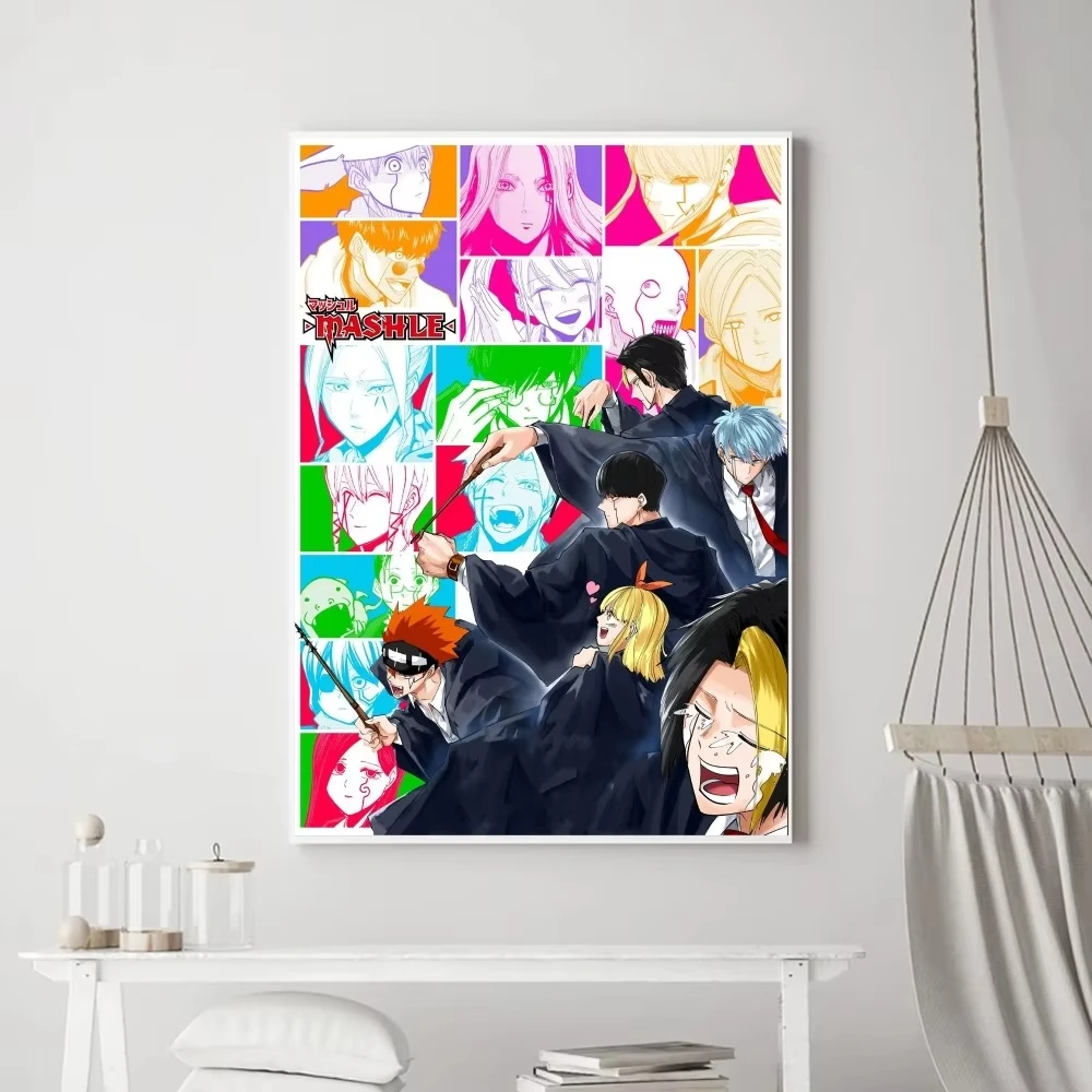 Mashle Magic and Muscles Anime Poster Prints Poster Wall Painting Bedroom Living Room Wall Bar Restaurant Sticker Small