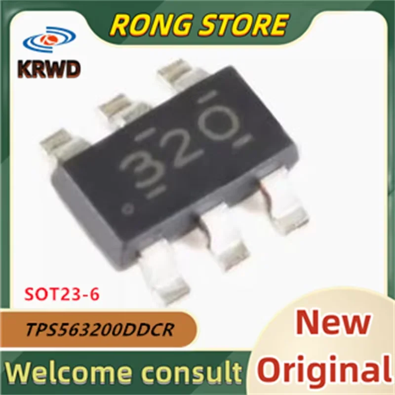 (25PCS) 320 32O New and Original Chip IC TPS563200DDCR TPS563200DD TPS563200  SOT23-6  4.5 v-16v 3A Buck converter chip