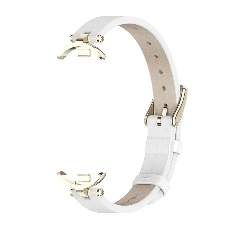 Correa de cuero para Xiaomi Mi Band 8, pulsera inteligente con NFC, versión Global