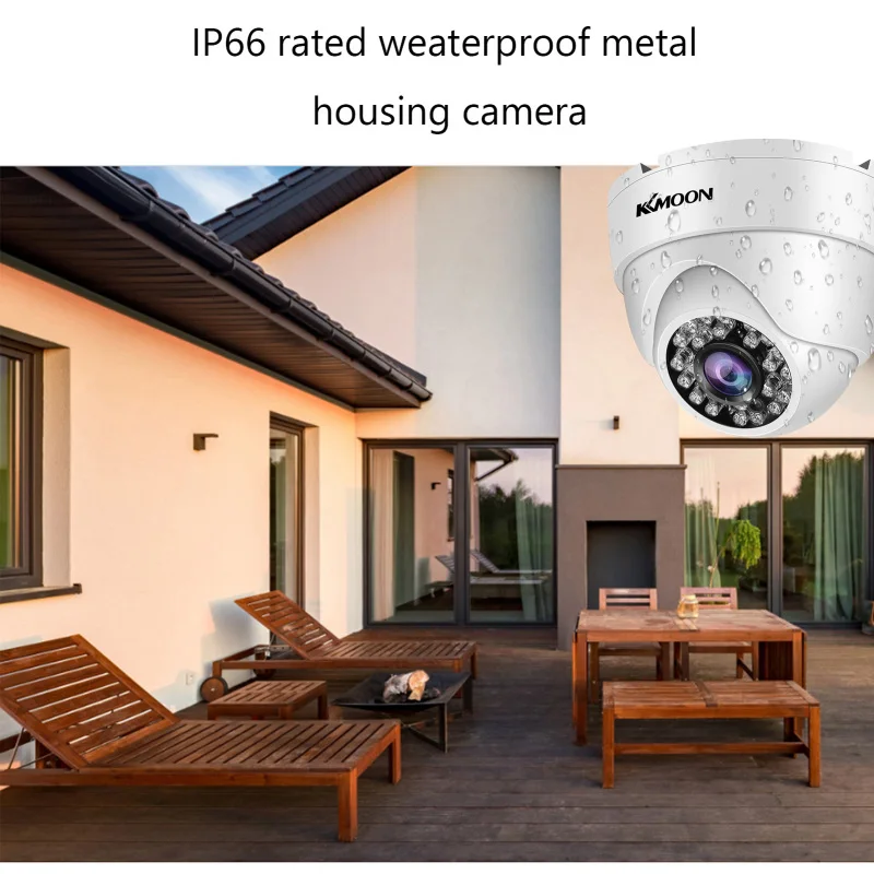 1080P Full High Definition Camera Outdoor Weatherproof,Infrared Night Vision,Motion Detection for Analog DVR NTSC System