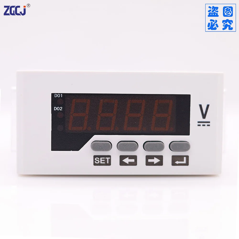 CJ-DV51-2O-T 0-1000V 太陽光発電 DC 電圧計 RS485 と 2 アラームリレー出力高電圧アラームと低電圧アラーム