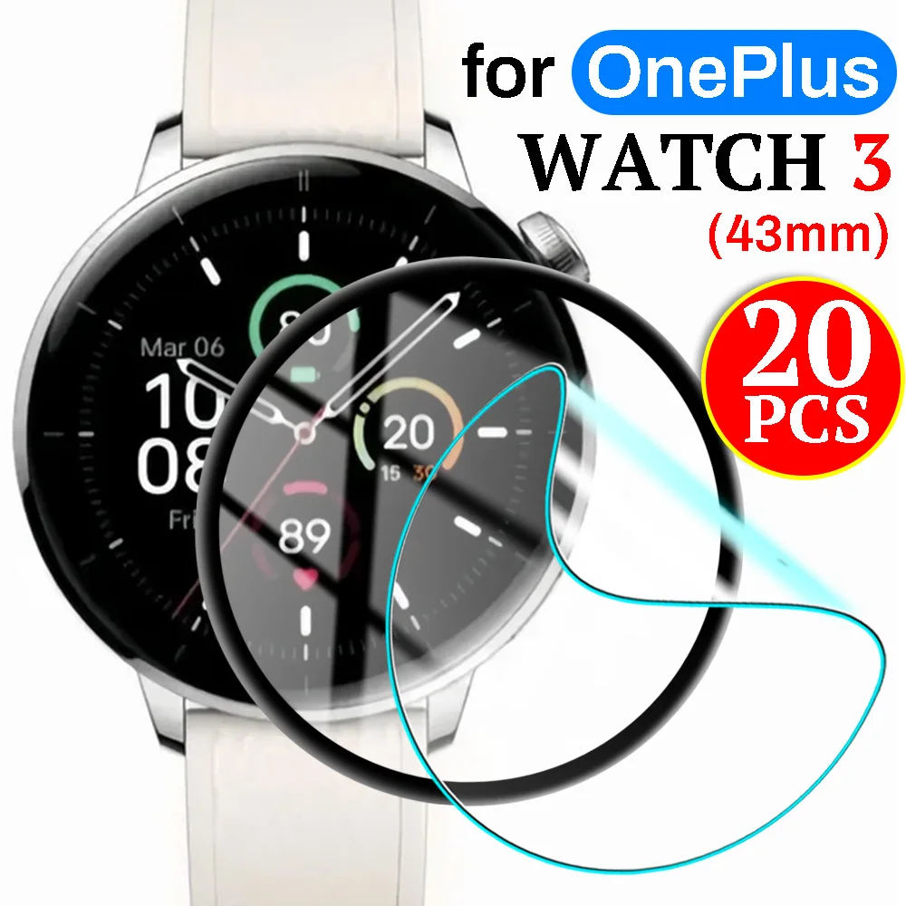 Hydrogel Film Composite Film for OnePlus Watch 3 43MM Screen Protectors HD Anti-scratch Protective Film for OnePlus Watch 3 43MM