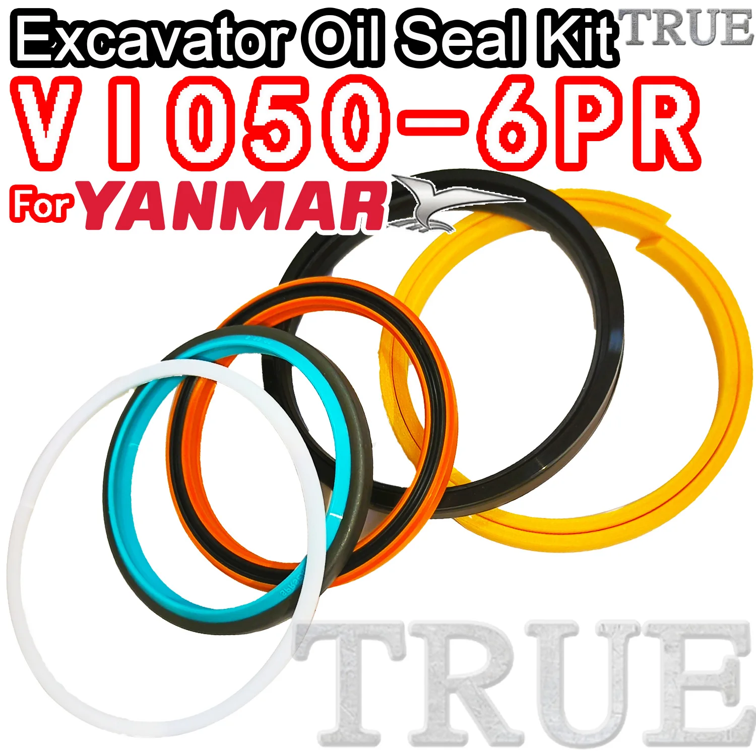 

For VIO50-6PR Yanmar Oil Seal Excavator Repair Kit VIO50 6PR ARM Bucket Hydraulic Pump Digger Clamshell Shovel Adjust Swing Gear