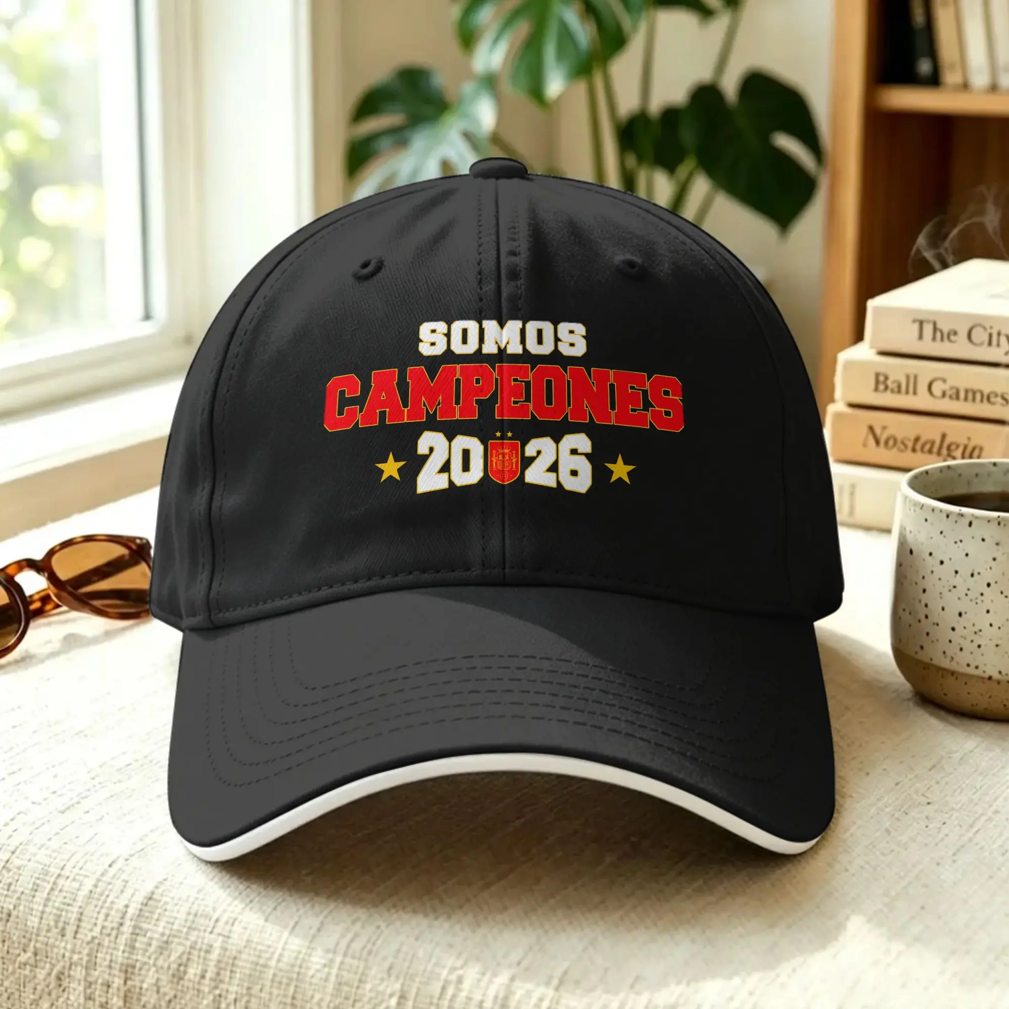 Spring Casual Baseball Cap Spain-Champions-2026 Outdoor Sports Trucker Hat For Female Male Sun  Vintage Snapback Cap