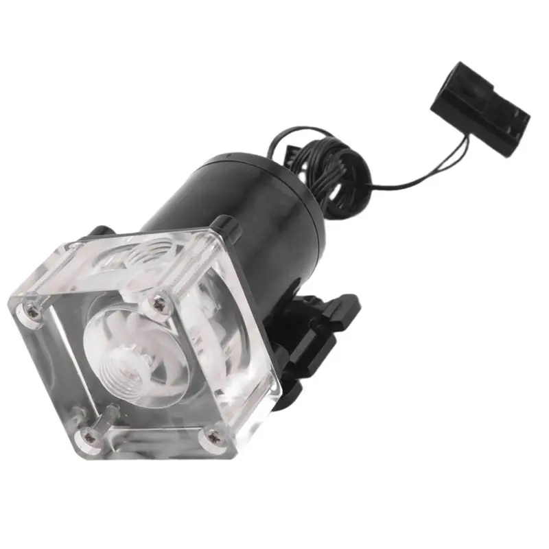QWE-500L/H Noiseless Water Cooling Pump 4 Meters Lift G1/4 Thread For PC Computer CPU Water System