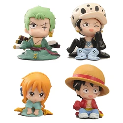 Anime jeden kawałek Luffy Zoro Q Sanji Nami Usopp Hancock Brook pcv Model figurki zabawki dla dzieci