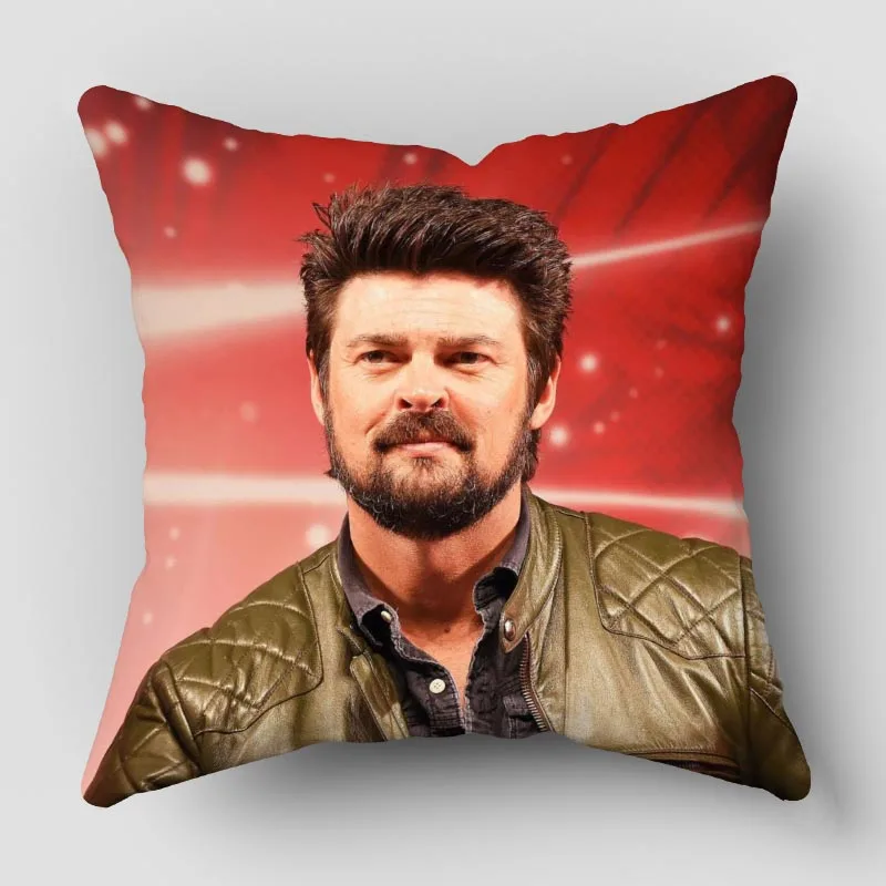 Musife Karl Urban Pillowcase Art Square Zippered Pillow Cover 35*35,40*40,45*45cm wholesale