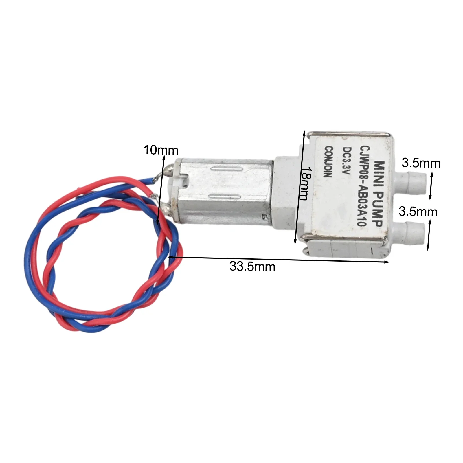 Set of 2 CJWP08 DC 3V-3.7V For Mini Vacuum Pumps Self-priming Suction Water Pump Suitable for Battery-powered Pumping Systems
