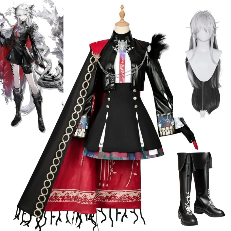 Lappland the Decadenza Cosplay Costume Game Arknights Clothes Shoes Anime Halloween Uniform Suit ﻿