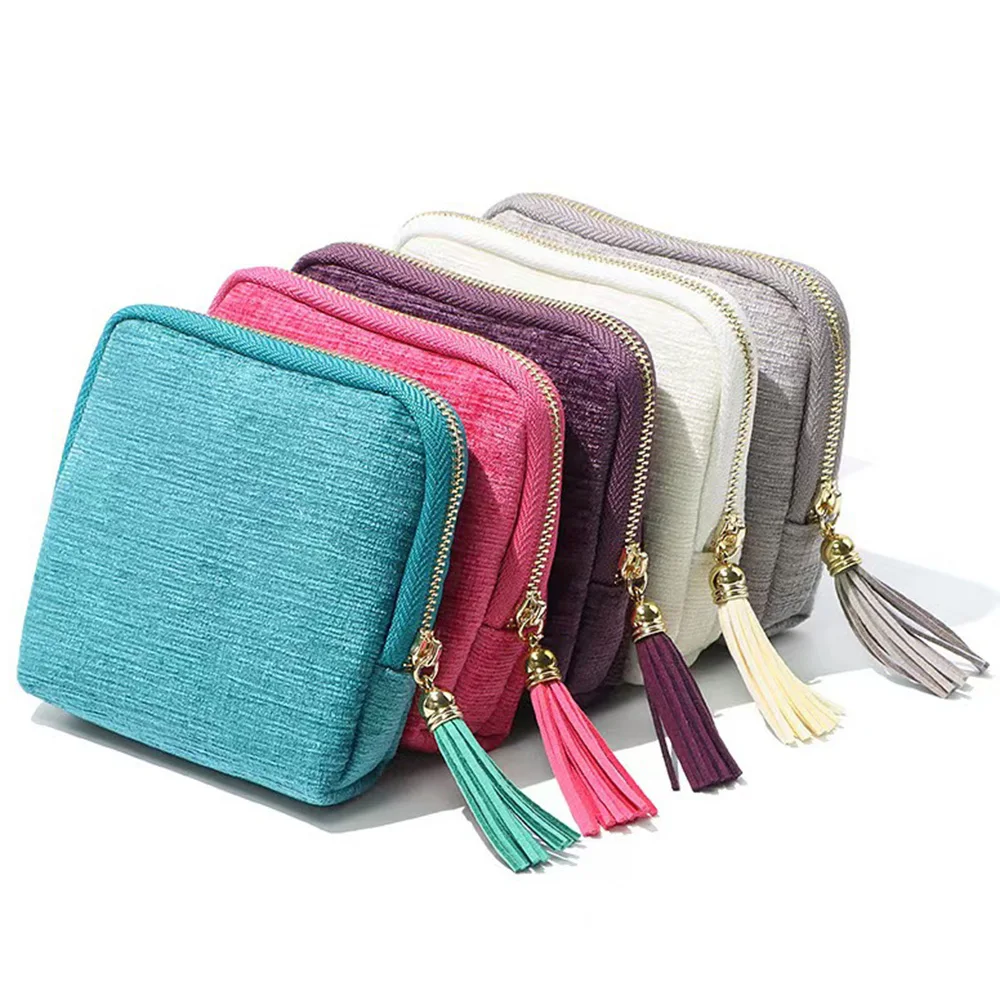 Sac de rangement de bijoux en velours à 5 couches, étui à bijoux de voyage pour bijoux, changement ample, cartes, rouge à lèvres, écouteurs et câbles de données