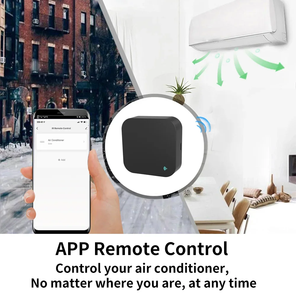 Tuya IR RF Remote Control WiFi Smart Home for Air Conditioner ALL TV LG TV Support Alexa,Google Home,Yandex Alice