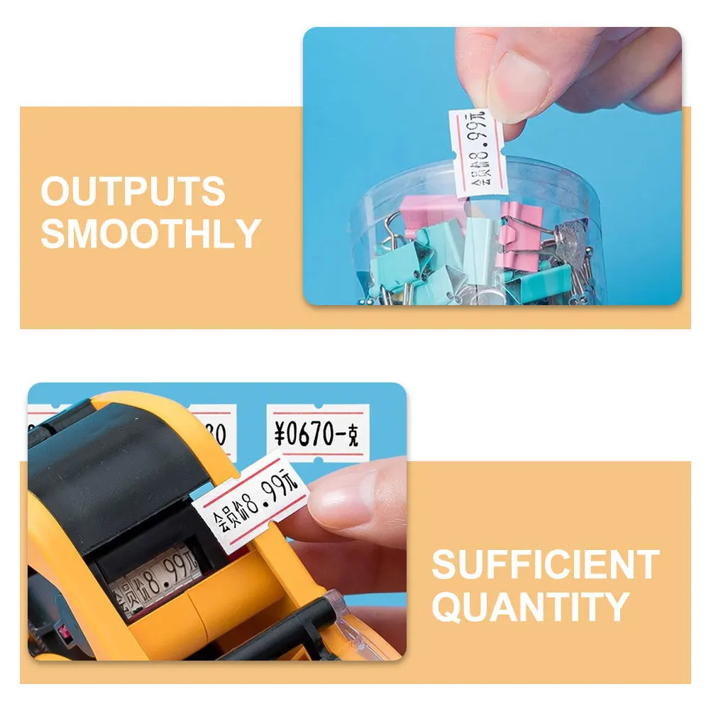 

5pcs Set of 5 Black Stickers Boutique Supplies Bracelet Tags for Selling Jewelry Clothes Change Packaging