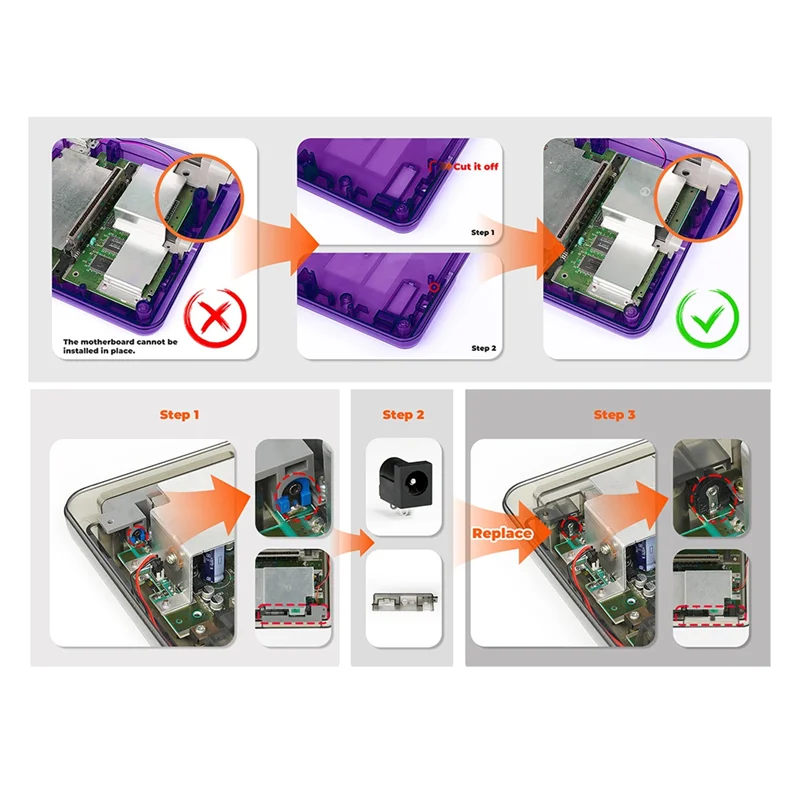

AA08-For Super NES Game Console For Bitfunx SFC Replacement Case Transparent Box For Super Famicom Console
