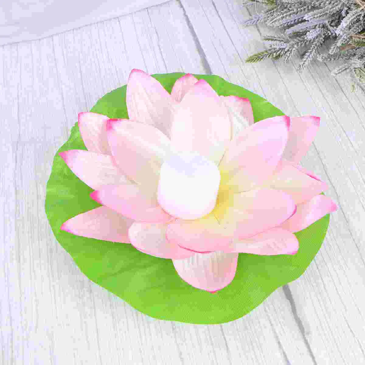 4 Pcs Lotus Lamp Decorate Colorful Lights