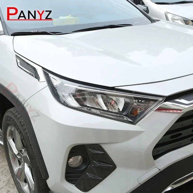 2 قطعة سيارة العلوي طبقة رقيقة واقية حماية تينت أسود شفاف بولي TPU ملصق لتويوتا RAV4 XA50 2019 2020 2021 اكسسوارات #4