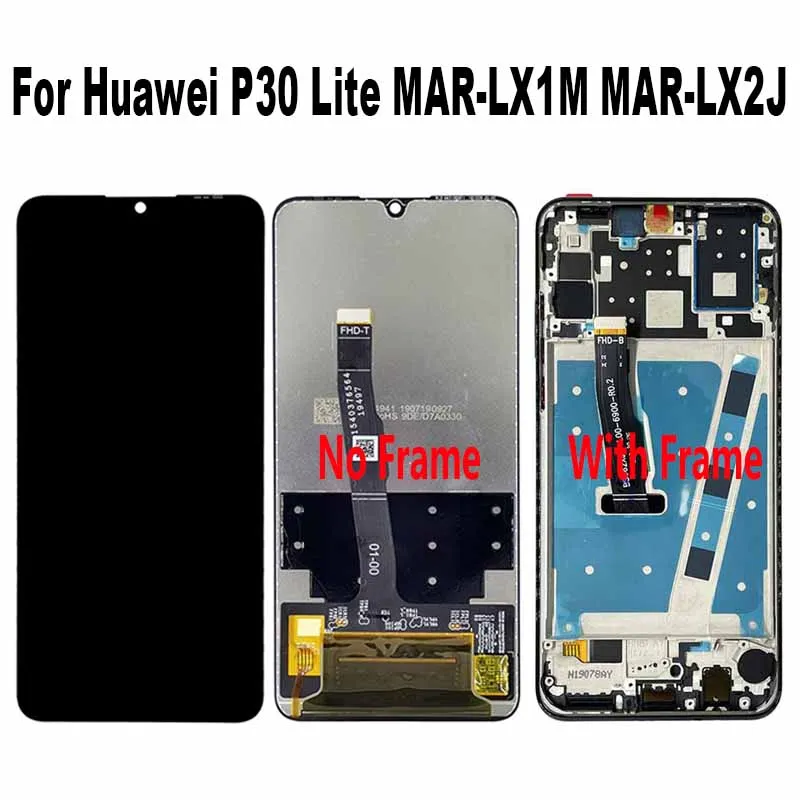 

For Huawei P30 Lite MAR-LX1M MAR-LX2J MAR-LX1A MAR-LX3A MAR-LX21A LCD Display Touch Screen Digitizer Assembly