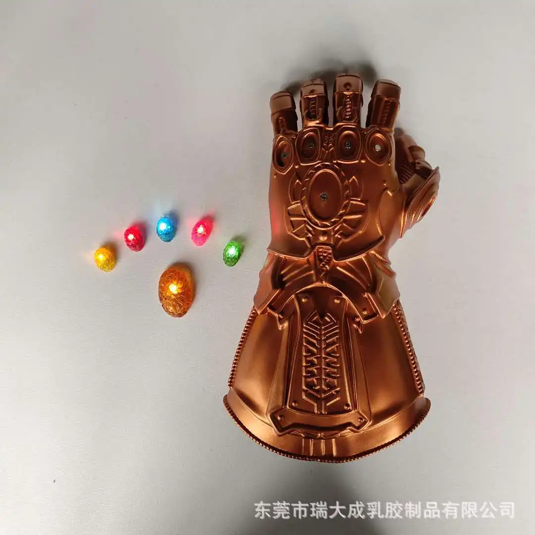 Thanos Cosplay Glove Infinity Gauntlet With Removable Gem Stones Iron Man Glove Cosplay Costume Prop Boy Girl Man Birthday Gift