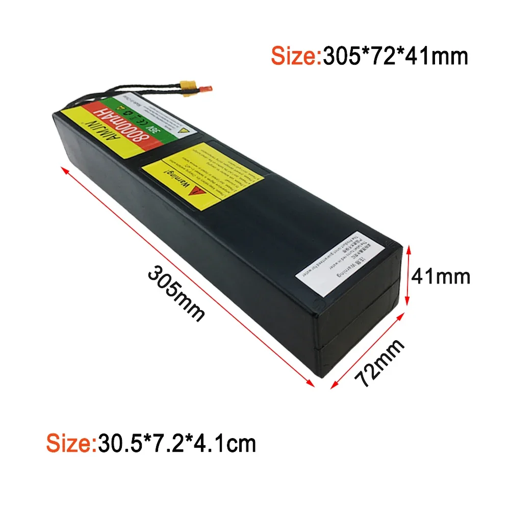 10S3P 36V 8000mAh Lithium battery pack for electric scooters, 18650 Strong Powerful power battery cell