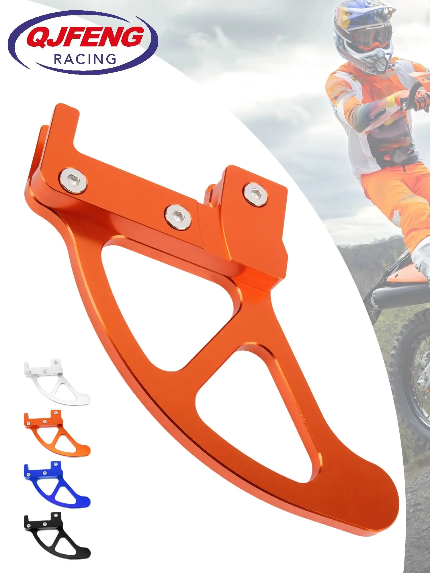 AliExpress PowerMotor Motorcycle Rear Brake Disc Guard CNC Aluminium Parts For KTM EXC EXCF XC XCF SX SXF 2004-2024 For Husqvarna TC FC TE FE Pit Bike