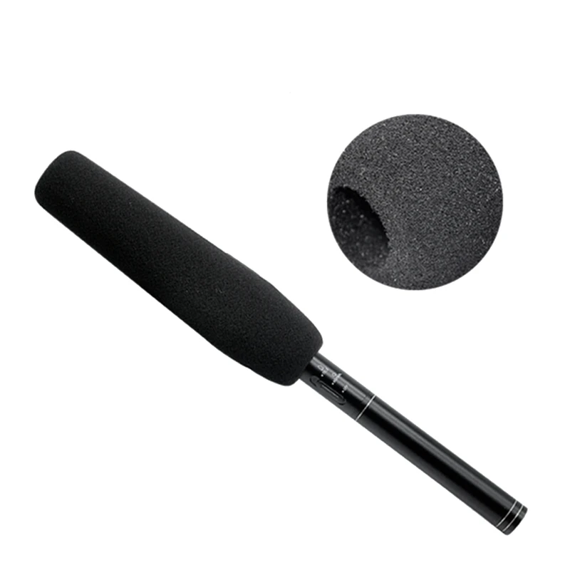 Length Thicken Sponge Windscreen Cover For Inner Diameter 20-22Cm Long Interview Microphone Camera Mic Cover