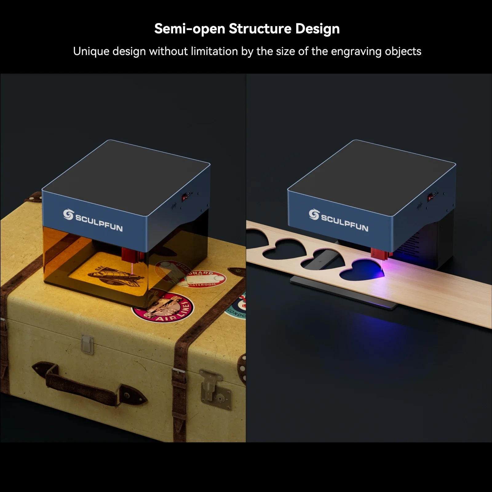 3W Portable DIY Printer Logo Mark Printer Cutter Desktop Grabadora Laser Engraving Machines