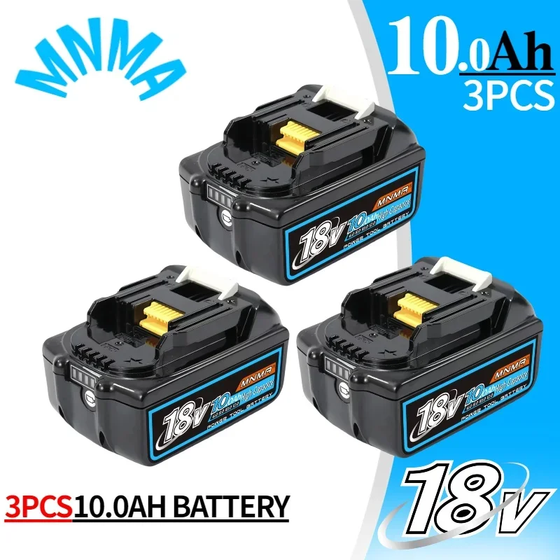 

⚡⚡for Makita Battery 18V 10AH Rechargeable Lithium Ion Battery Charger replace BL1860B BL1850 BL1830 BL1815 LXT400 Battery⚡⚡