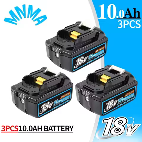 for Makita Battery 18V 10AH Rechargeable Lithium Ion Battery Charger replace BL1860B BL1850 BL1830 BL1815 LXT400 Battery