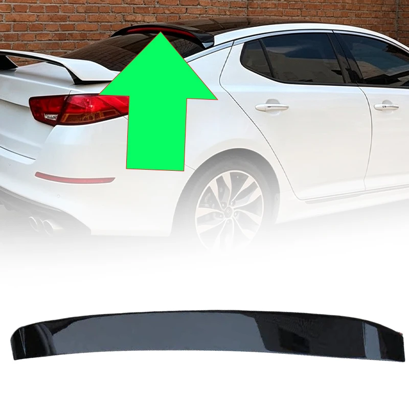LED Full Light Rear Roof Spoiler Top Wing For KIA K5 2011‑2019 Rear Window Spoiler Exterior Body Kits Car Tuning Modification Ac