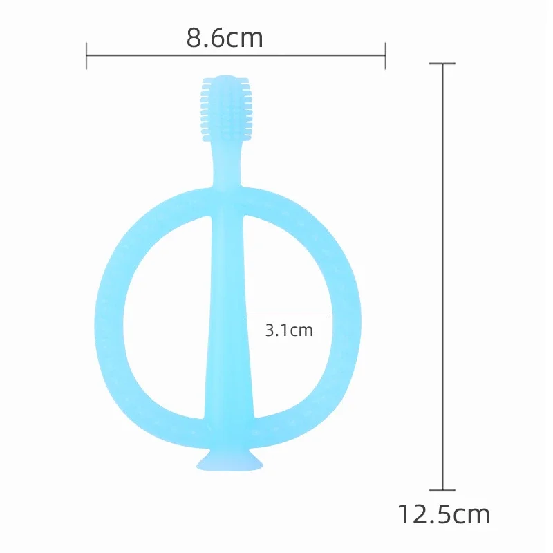 Silikonowy żel dentystyczny dla niemowląt żel dentystyczny zabawki dla niemowląt pręty do szlifowania zębów dla matki i niemowląt produkty dla dzieci gryzak silikonowy