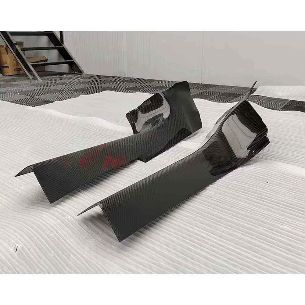 Garniture de seuil de porte en fibre de carbone véritable pour Lotus Emira