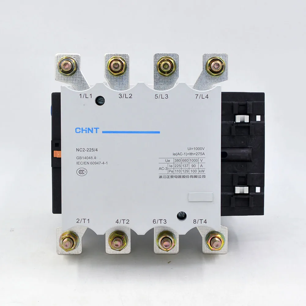 

CHINT Power Contactor NC2 Series 400A 4P AC Contactor NC2-400/4 110V 127V 220V 380V