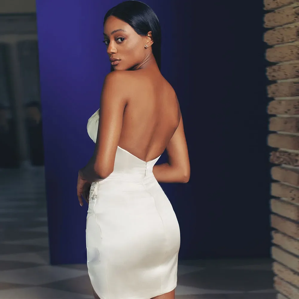 Vestidos de casamento de bainha curta com trem destacável manga inchada mini praia vestido de noiva ruched cetim duas peças vestidos de casamento