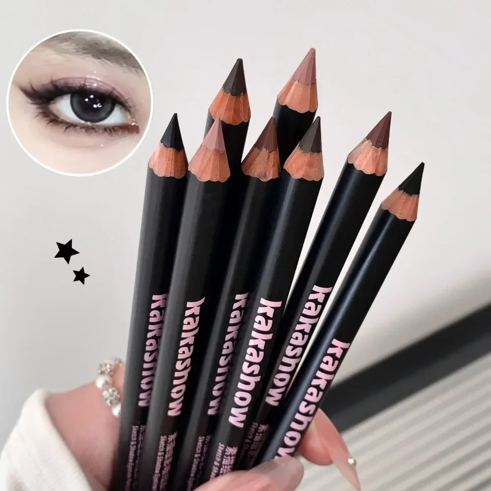 Ultra Fine Gel Eyeliner Pencil Waterproof Smudge-Proof Long Lasting Eye Liner Smooth Glide Natural Lower Lash Line Pen