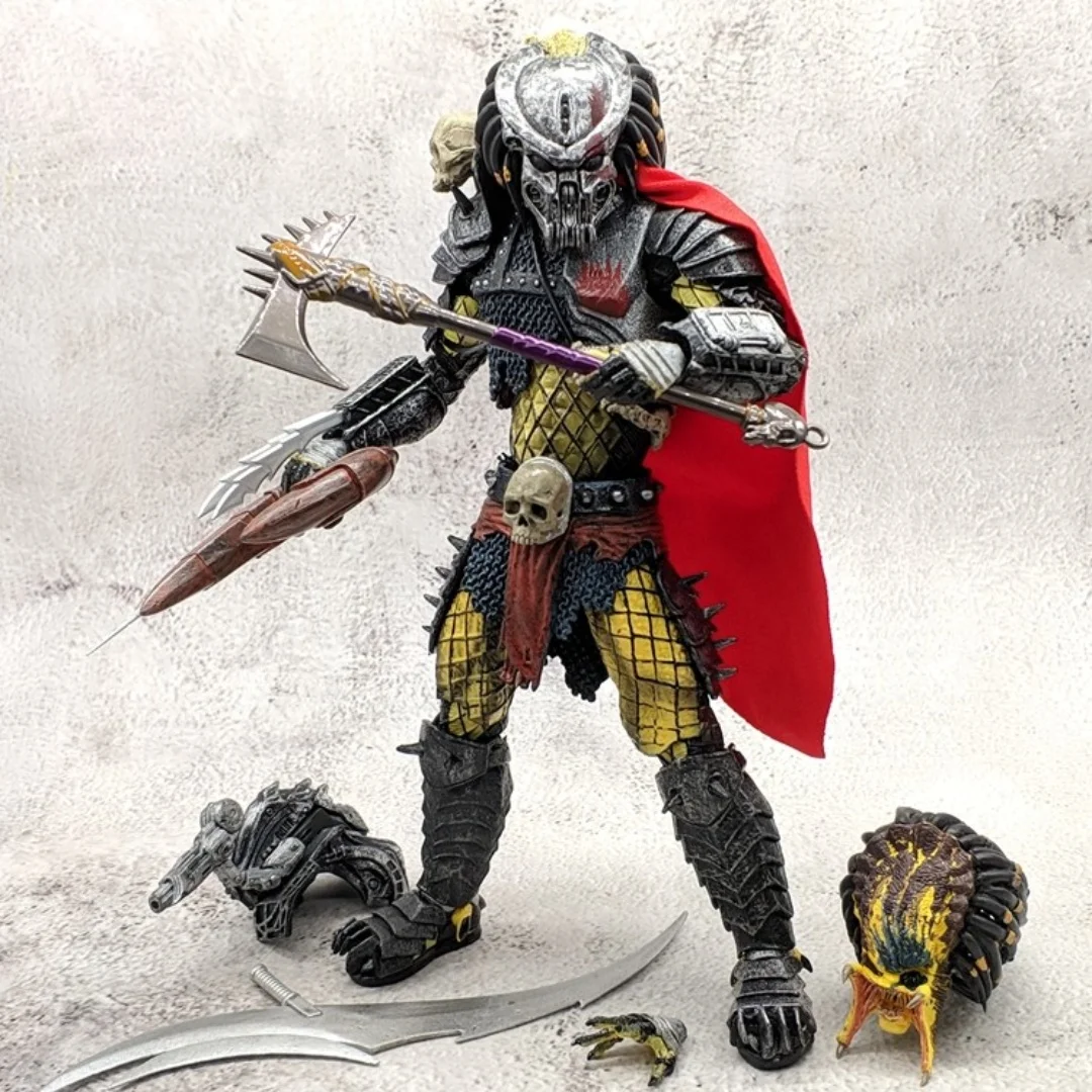 

Predator Action Figures - Alien Dog, Celtic Elder, Lone Wolf | Posable Movie Collectibles | Display Model
