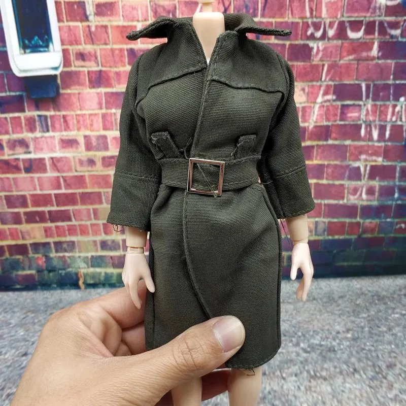 

1/6 Female Soldier Clothing Accessories Military Coat Jacket Model Toy Fit 12'' Action Figures Body In Stock