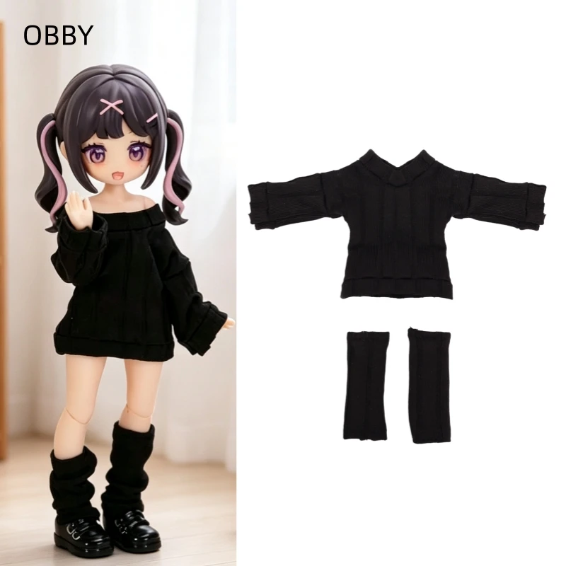 

Милые объемные накладки на ноги с открытыми плечами для кукол Obitsu 11, BJD 1/12, OB11, YMY, GSC, Molly. Одежда для кукол.