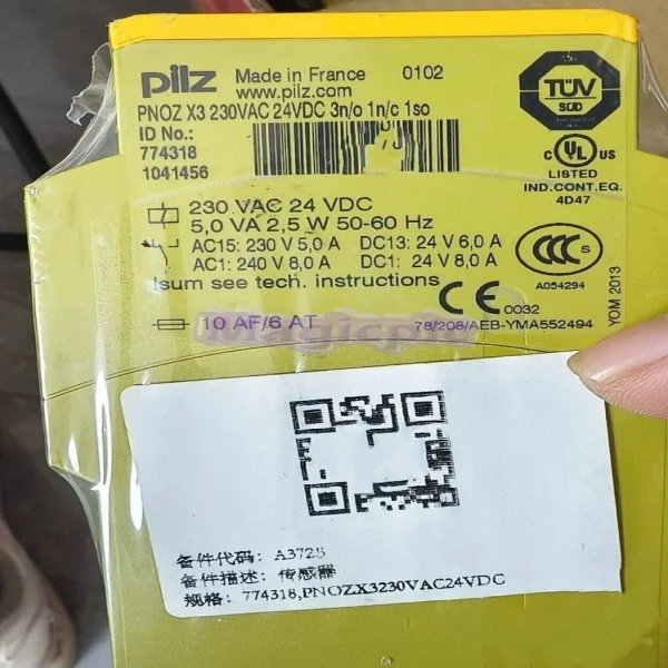 

Новое реле безопасности 774318 X3 230 В переменного тока 24 В постоянного тока 3n/o 1n/c 1so ~ * Совершенно новый оригинальный точечный ПЛК