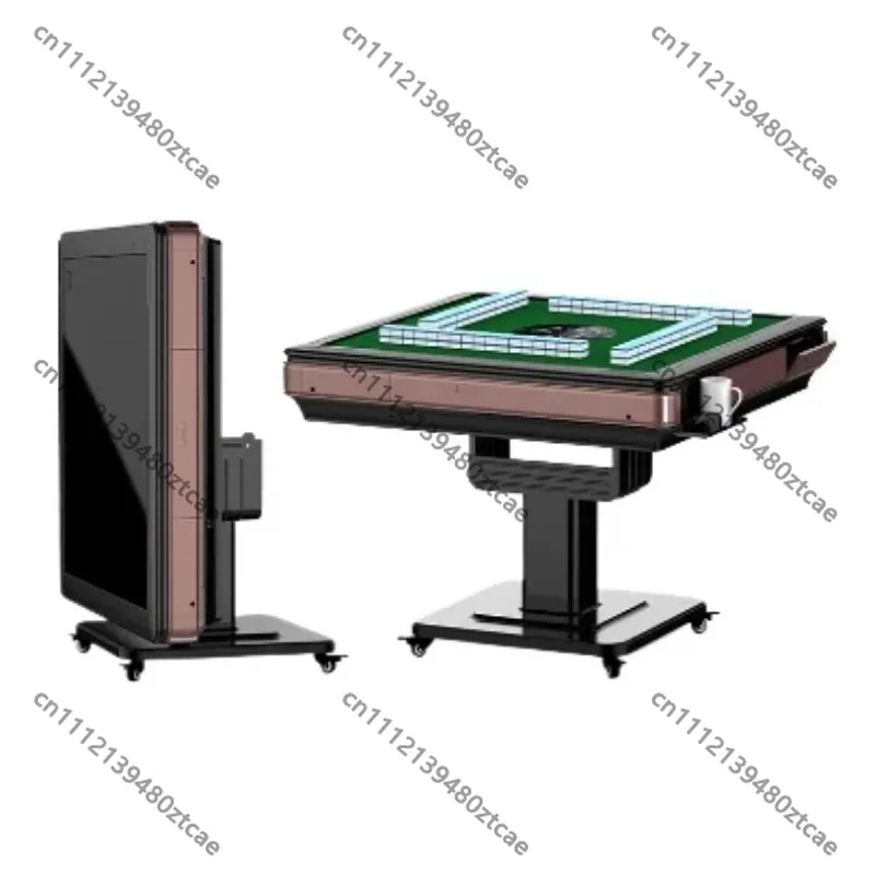 Low Noise Foldable Automatic Electric Mahjong Table Dual Use Design Household Multifunctional Dining Game Shuffling Table