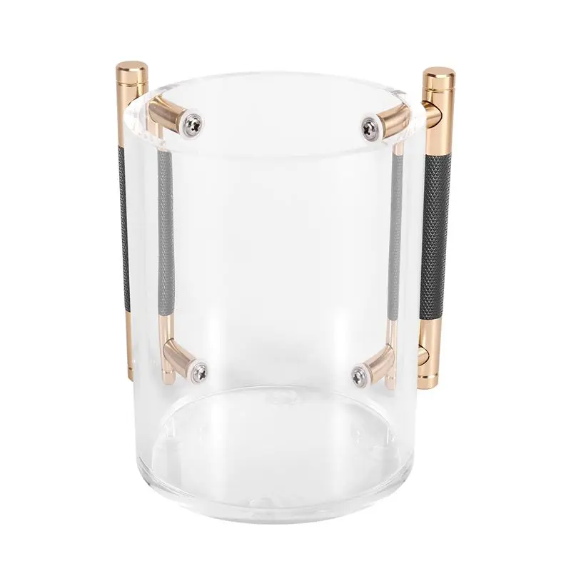 GTBL Hand Washing Cup For Jewish Prayer- Acrylic Round Design With Two Metal Handles, Ideal For Hand Wash& Meditation