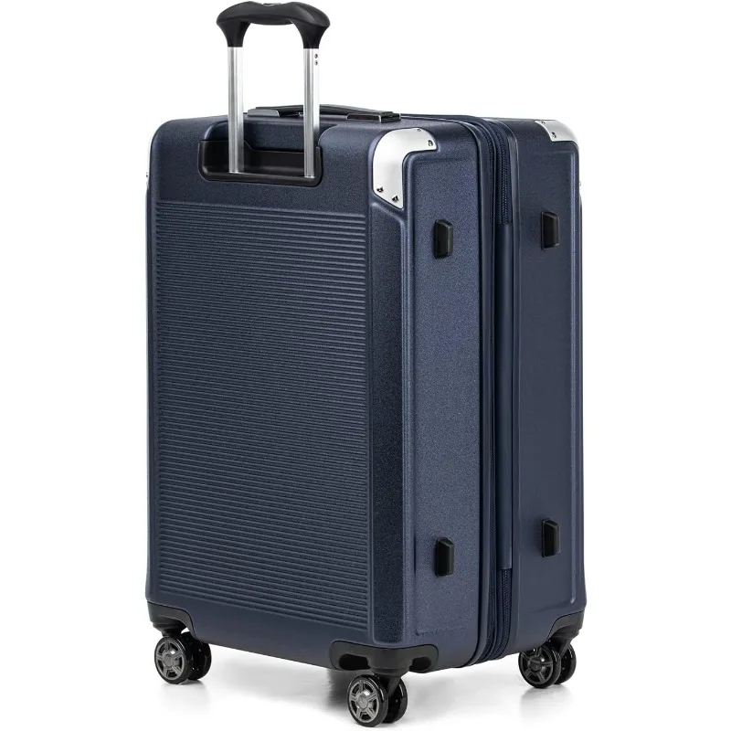 Travelpro Platinum Elite Hardside Expandable Checked Luggage, 8 Wheel Spinner, TSA Lock, Hard Shell Polycarbonate Suitcase