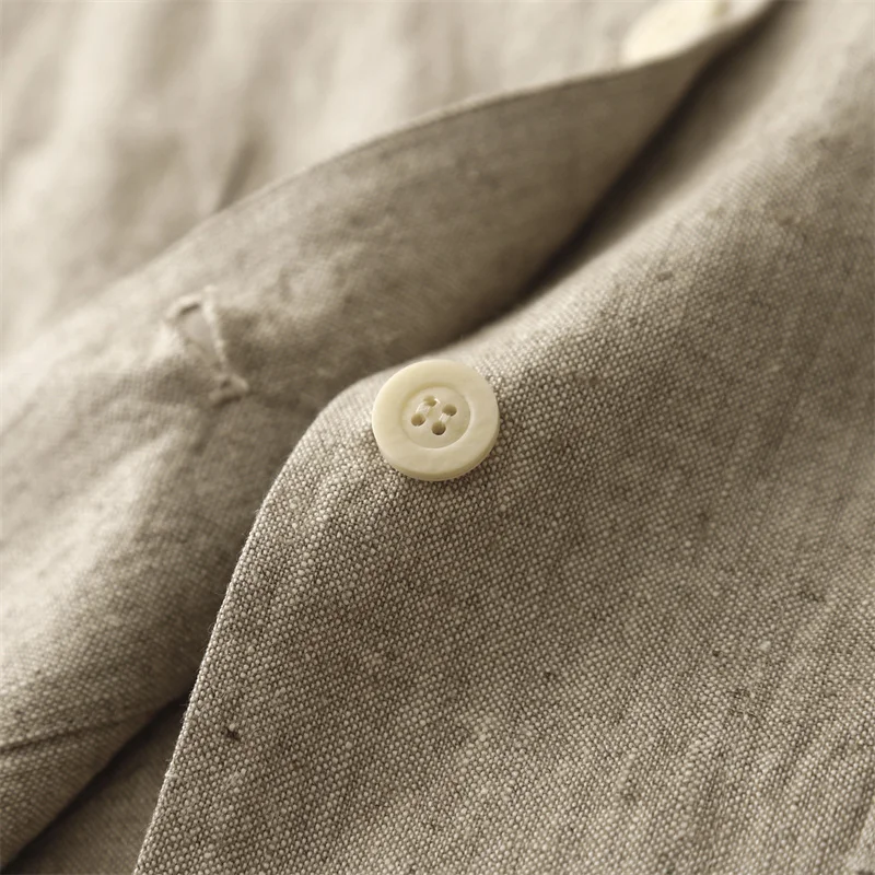 سترة نسائية غير رسمية ort Svel مستديرة Ne مفتوحة سترة نسائية صيفية جديدة فضفاضة فنية ترفيهية Quali مزيج من القطن والكتان #2